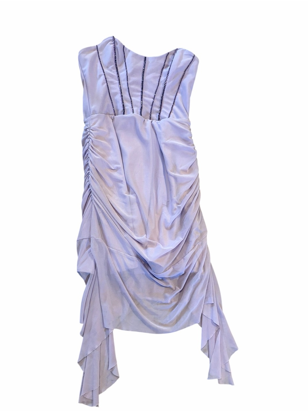 Oh Polly Agate Embellished Corset Mini Dress in Lilac US 6 Whimsigoth Fairycore - Picture 4 of 9